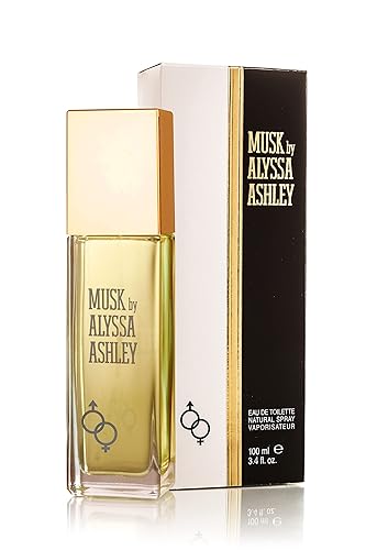 Alyssa Ashley Musk - Perfume for Men and Women with Citrus and Sicilian Bergamot - Long Lasting - Womens Fragrances - 3.4 oz EDT Spray