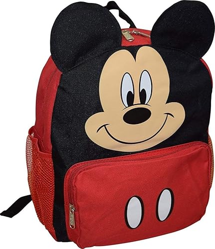 Disney Mickey Mouse Big Face Littl Boy 10" Mini Backpack