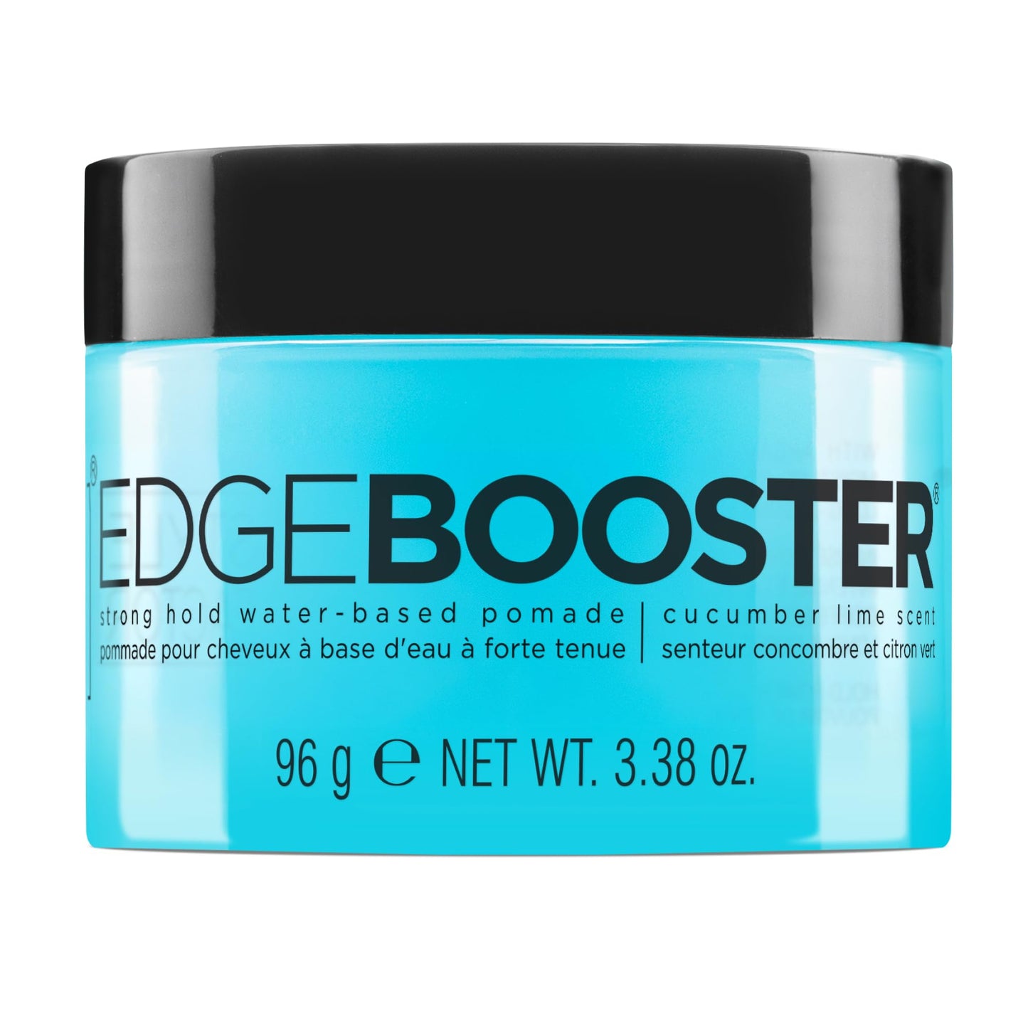 Style Factor EDGE BOOSTER Strong Hold Water-Based Pomade | Formulated with Argan Oil for Moisture & High Shine | Long Lasting Edge Control Gel |