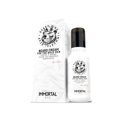 Immortal NYC Beard King Beard Cream, 6.8 oz/ 200 ml - Softening Care - Deep Hydration & Itch Relief - Non-Greasy & Smooth Finish Beauty and Personal Care Immortal NYC