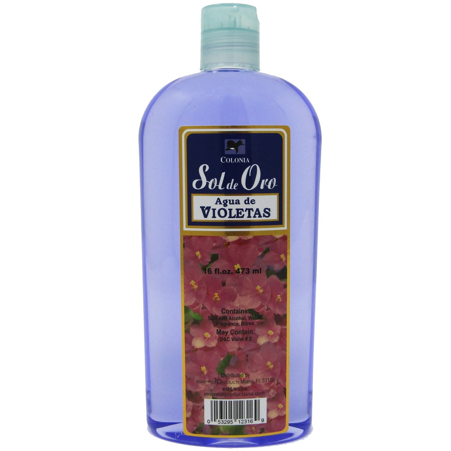 Sol de Oro Agua de Violetas 16oz