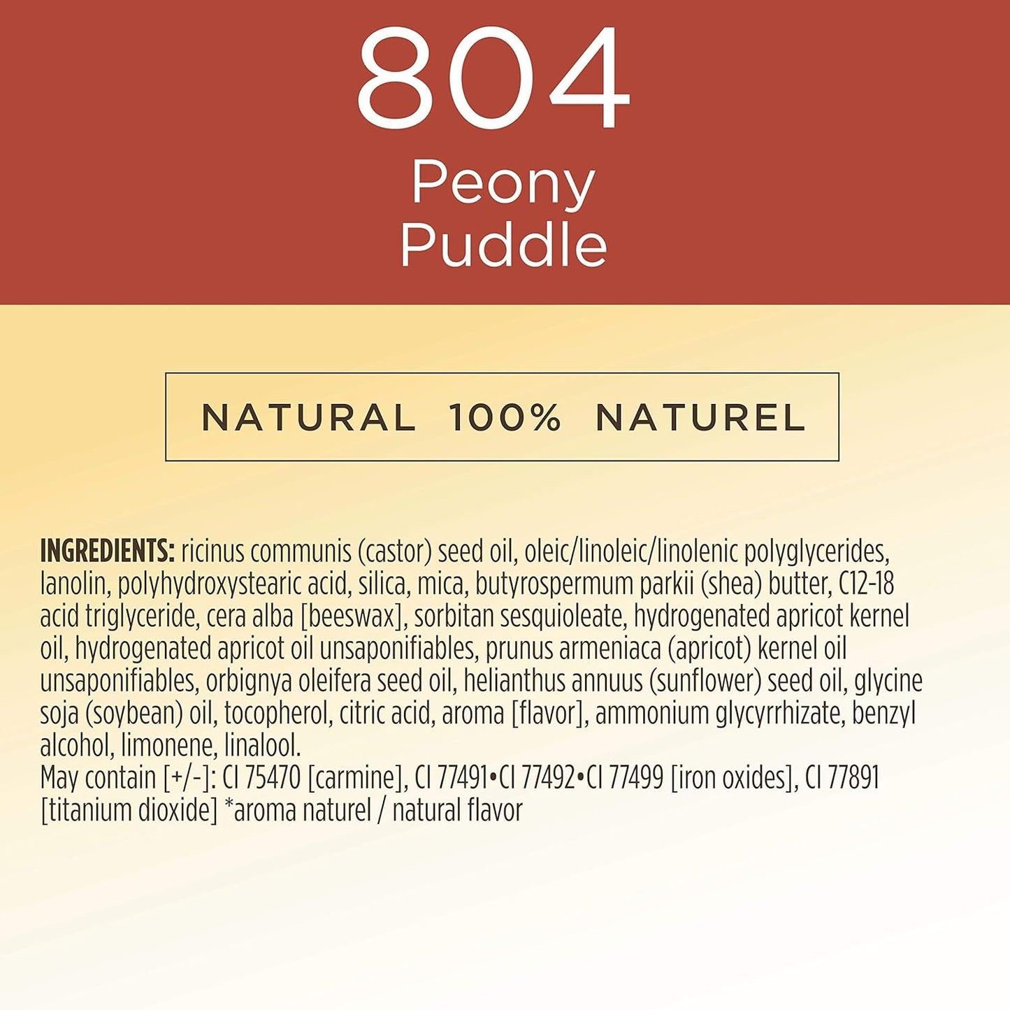 Burt's Bees Peony Puddle Liquid Lipstick, 0.21 OZ