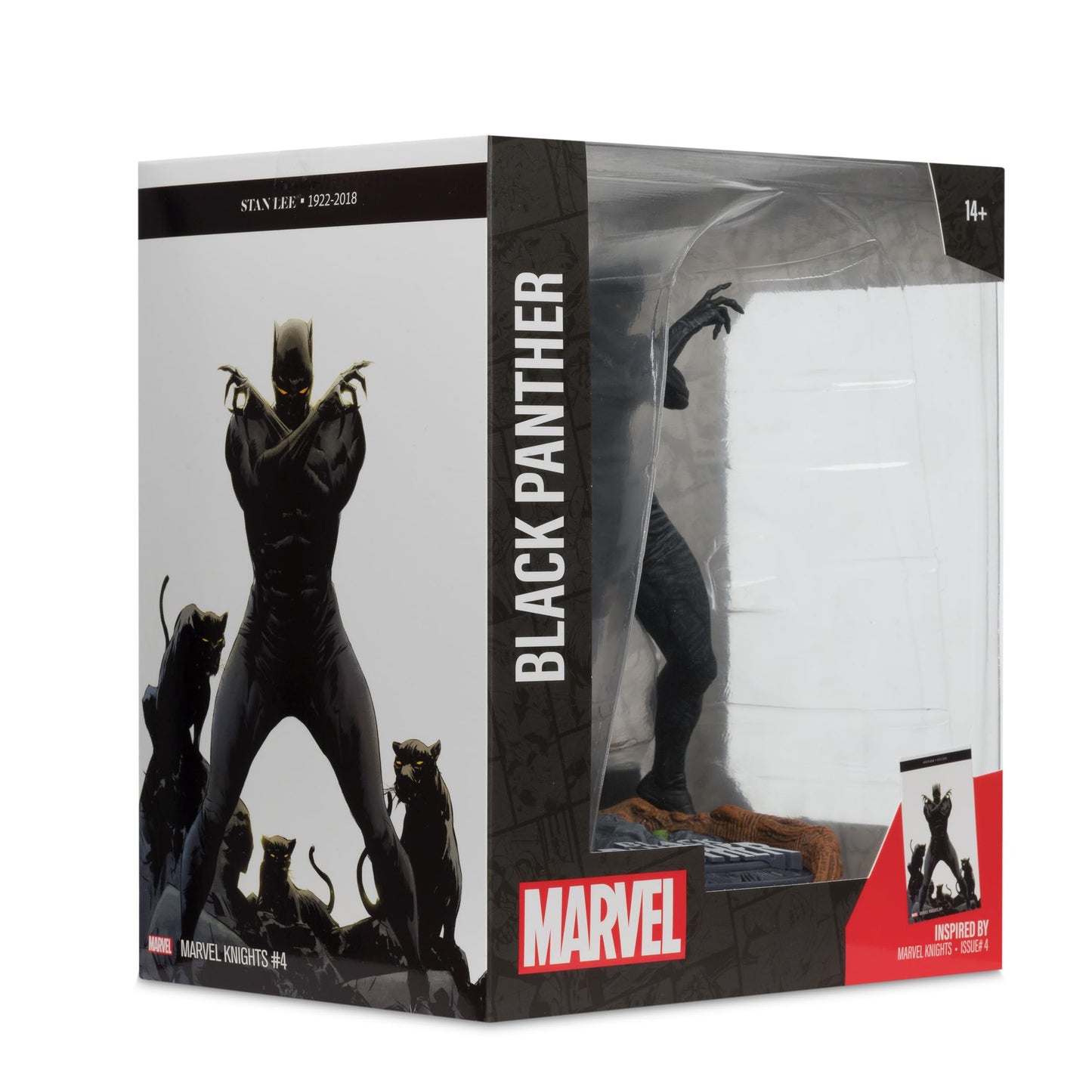 McFarlane Toys Marvel Black Panther 1:10th Scale Collectible with Scene (Marvel Knights #4)