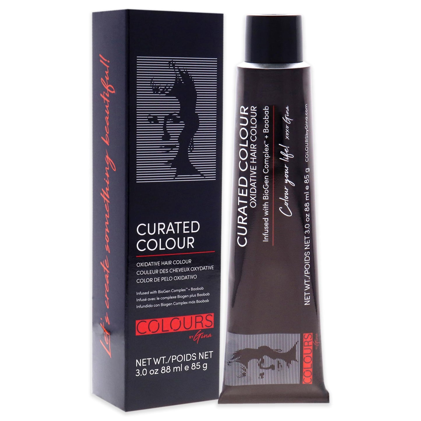 Colours By Gina Curated Colour - 7.4-7C Copper Blonde by Colours By Gina for Unisex - 3 oz Hair Color