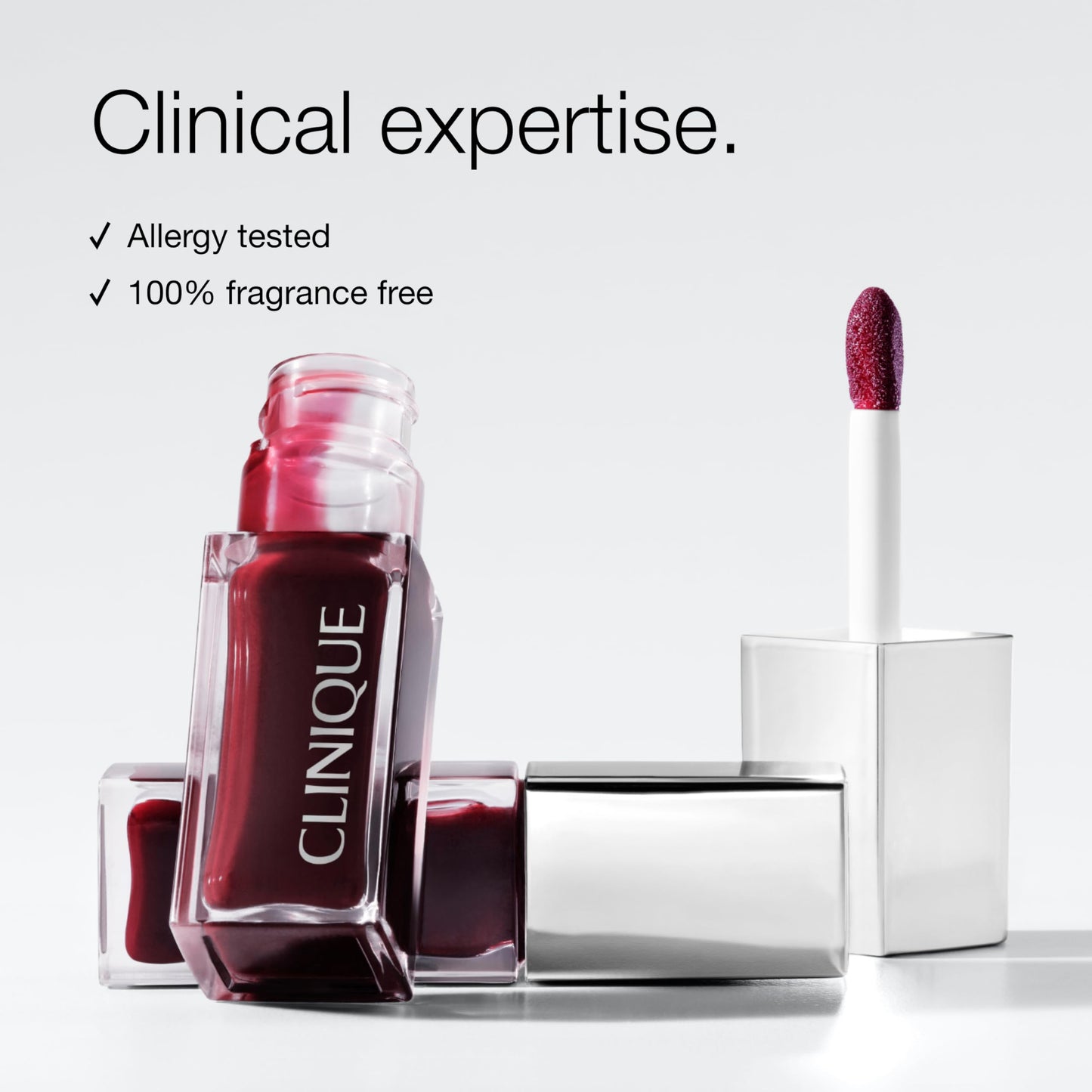 Clinique Pop Lip + Cheek Tinted Oil in Black Honey | Conditions Lips + Gives Cheeks a Natural, Dewy Flush