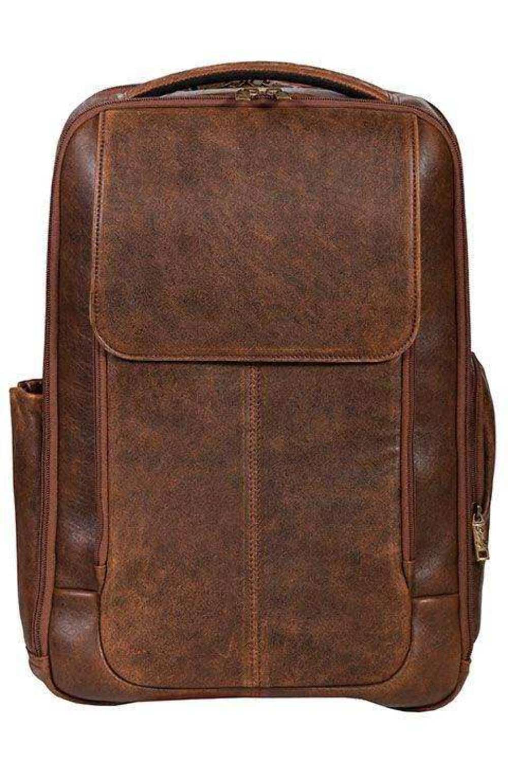 Scully Unisex Leather Front Flap Backpack - 605-10-29 One Size