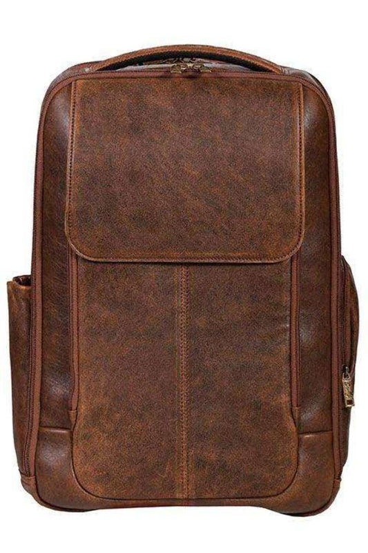 Scully Unisex Leather Front Flap Backpack - 605-10-29 One Size