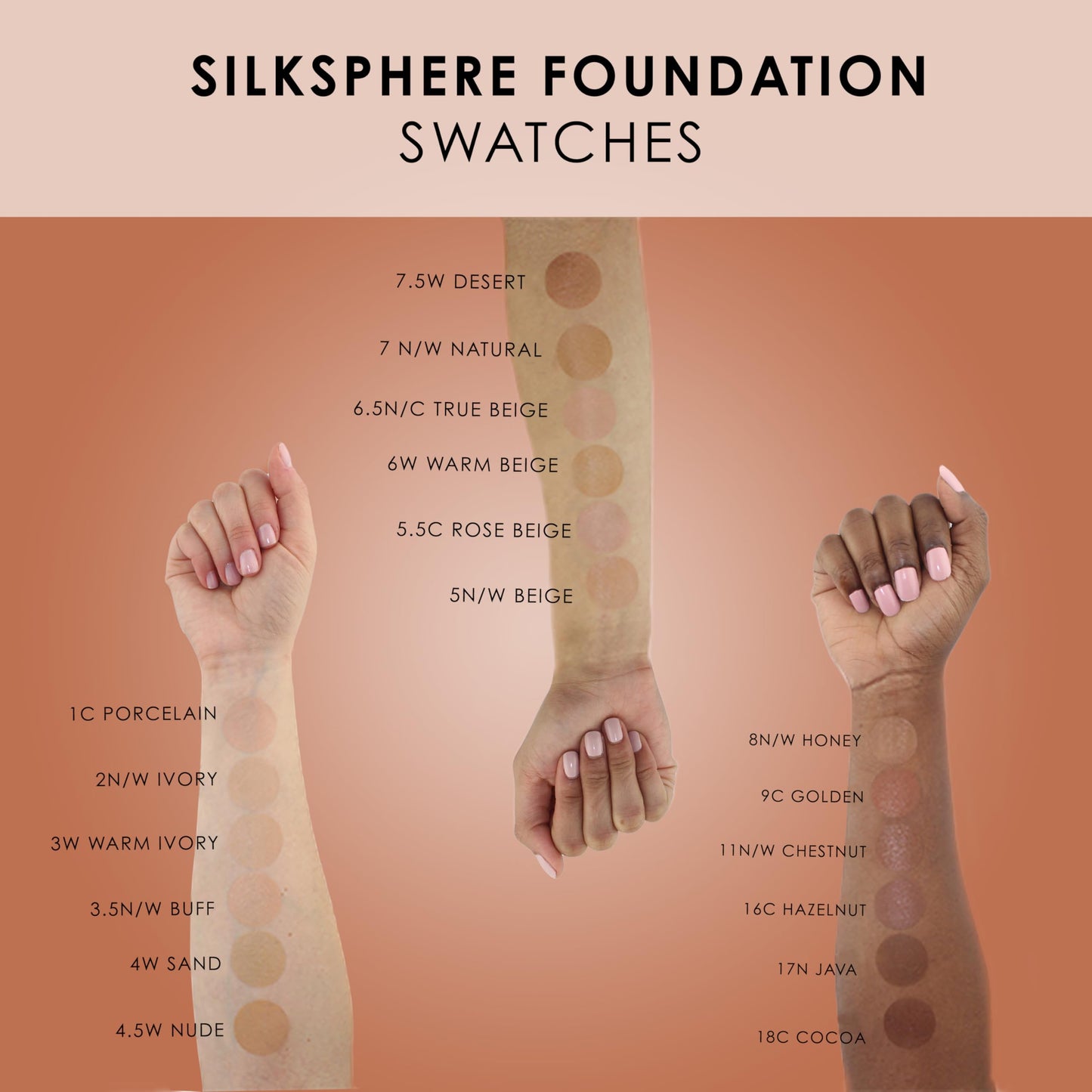 TEMPTU SilkSphere Airbrush Foundation: Long-Lasting Liquid Makeup, Medium to Full Coverage | 4-In-1 Formula Foundation, Primer, Concealer & Corrector | Luminous, Dewy Finish | 9C Golden | .25 Fl Oz
