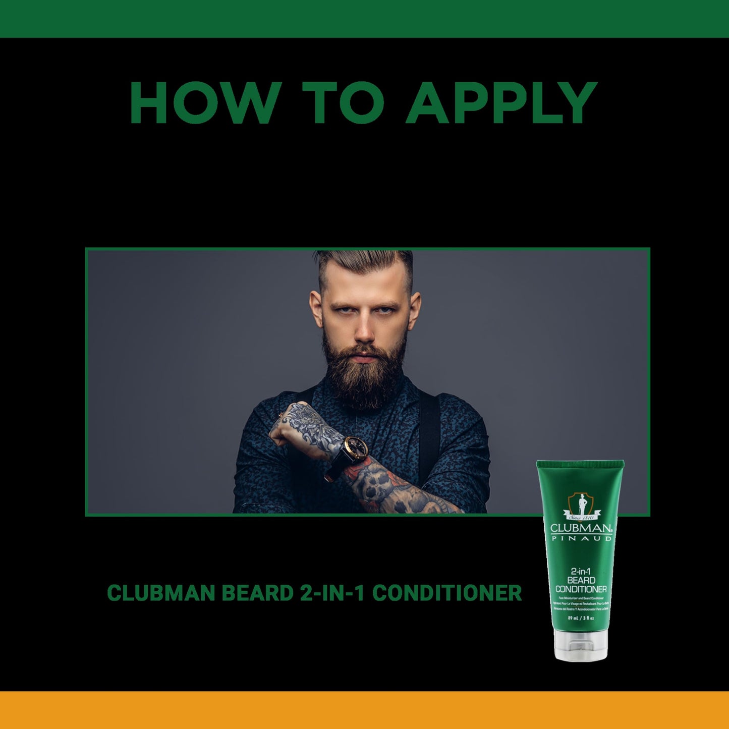 Clubman Pinaud Beard Balm - Nourishing & Conditioning Beard Balm for Men, Strong Hold, 2 oz