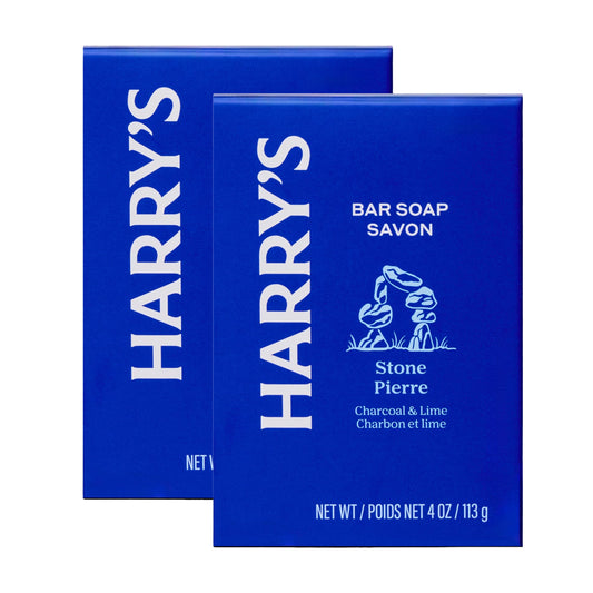 Harry's Bar Soap for Men - Stone Scent, 4 oz Body Soap Bars, 2 Pack Beauty & Personal Care Harry's