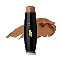 Black Radiance Color Perfect Foundation Stick with Soft Brush Applicator Duo - Buildable, Blendable Versatile Pigment-Rich Formula - Cocoa Bean