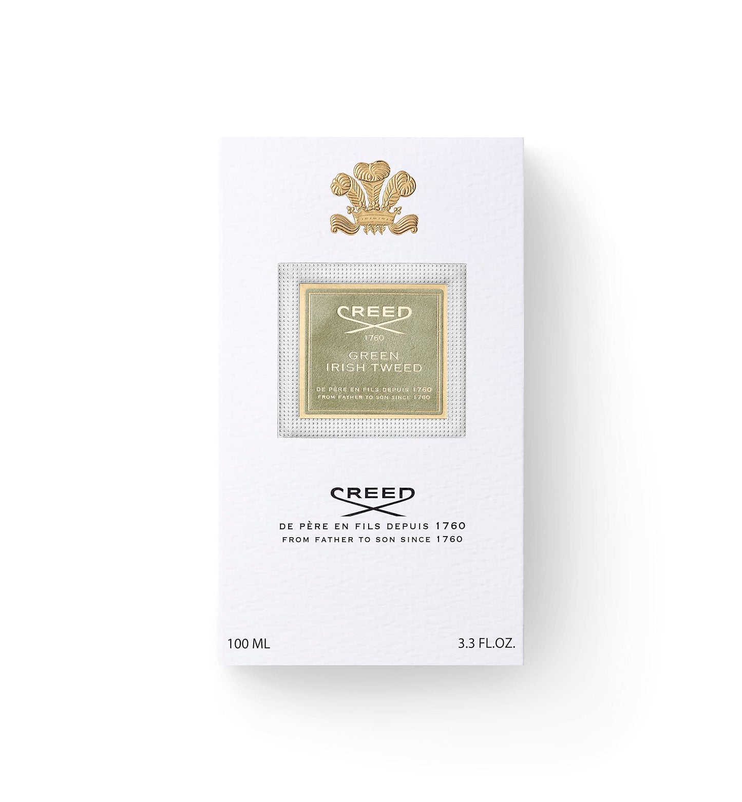 Creed Green Irish Tweed, Men's Luxury Cologne, Aromatic Fougère, Green & Mossy Woods Fragrance, 100ML / 3.3 Fl Oz