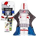 Space Cadet NASA Astronaut Hooded Throw Blanket for Kids, Toddlers - Bundle Including Astronaut Throw Blanket, Spaceship Stickers, and More (Space…
