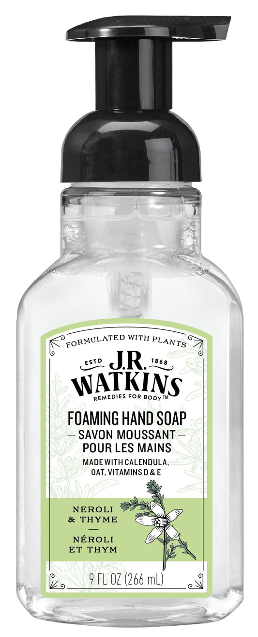 J R Watkins Foaming Hand Soap, Neroli & Thyme, 9 fl oz (266 ml) Beauty & Personal Care J.R. Watkins