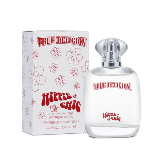 True Religion Hippie Chic Eau De Parfum Spray for Women - Perfume for Women, Fruity Floral Fragrance w/ Jasmine, Sandalwood & Vanilla, EDT, Designer