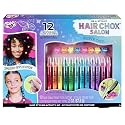 Fashion Angels Be a Stylist Hair Chox Salon Activity Kit - 12 Temporary Hair Chalk Pens, Yellow,Orange,Blue,Green,Pink,Red,Purple (12957)