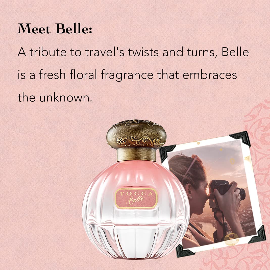 Tocca Belle Women's Perfume, 1.7oz (50 ml) - Fresh Floral, Italian Bergamot, Petit Grain and White Freesia