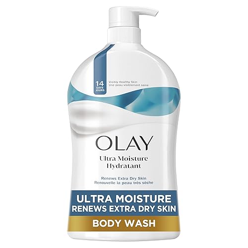 Olay Body Wash for Women, Ultra Moisture, For Extra Dry Skin, 24hr Moisturizing, Hydrating & Refreshing, B3 Vitamin Complex, Free of Parabens