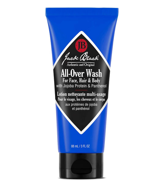 Jack Black All Over Wash Face, Body & Hair Cleanser, 3 Fl Oz - Citrus, Mint & Oakmoss - Mens Face Wash, Body Wash, Shampoo, Skin Care, Hair Care Beauty & Personal Care Jack Black
