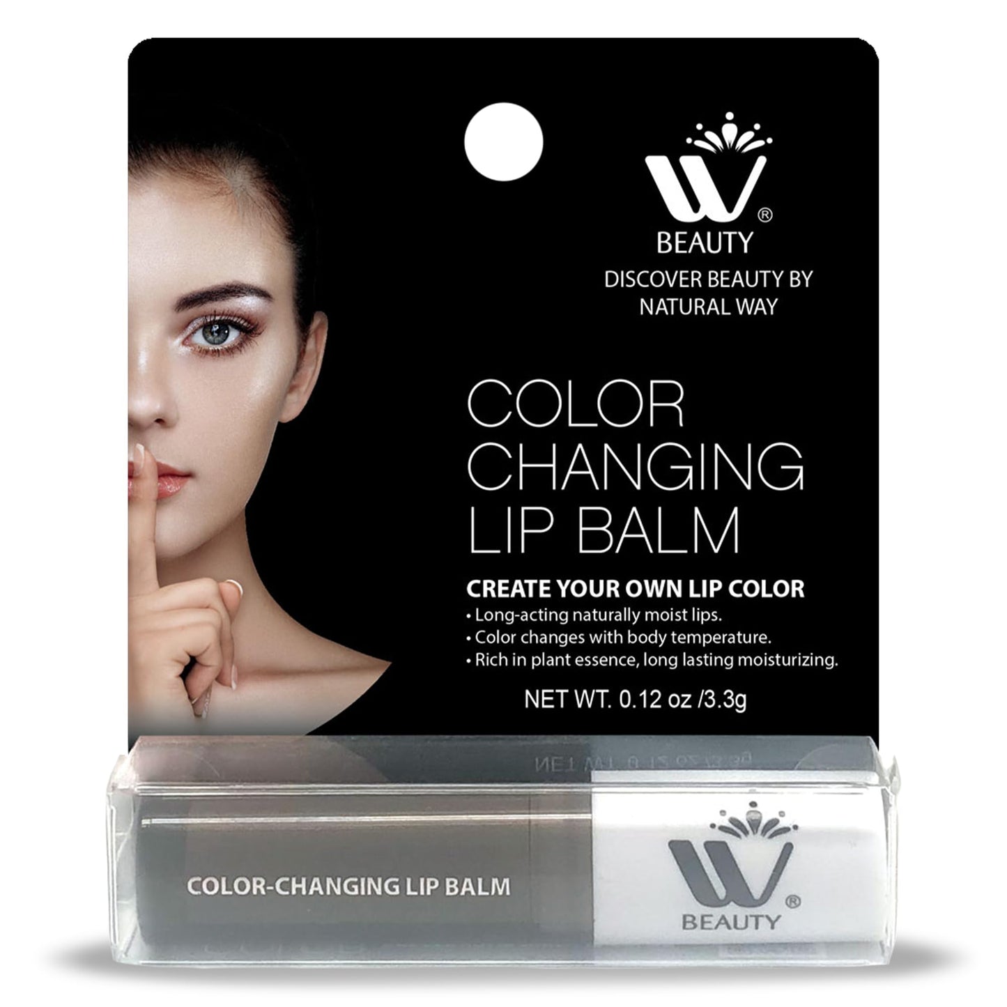 WBM Care Color Changing Lip Balm - Sustain, Repair, and Moisturize Your Lips with 3.3g of Nourishing Formula for Beautiful, Vibrant Color