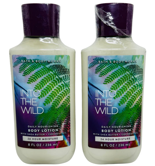 Bath & Body Works Into the Wild Body Lotion 8 Ounces Each Pack of 2