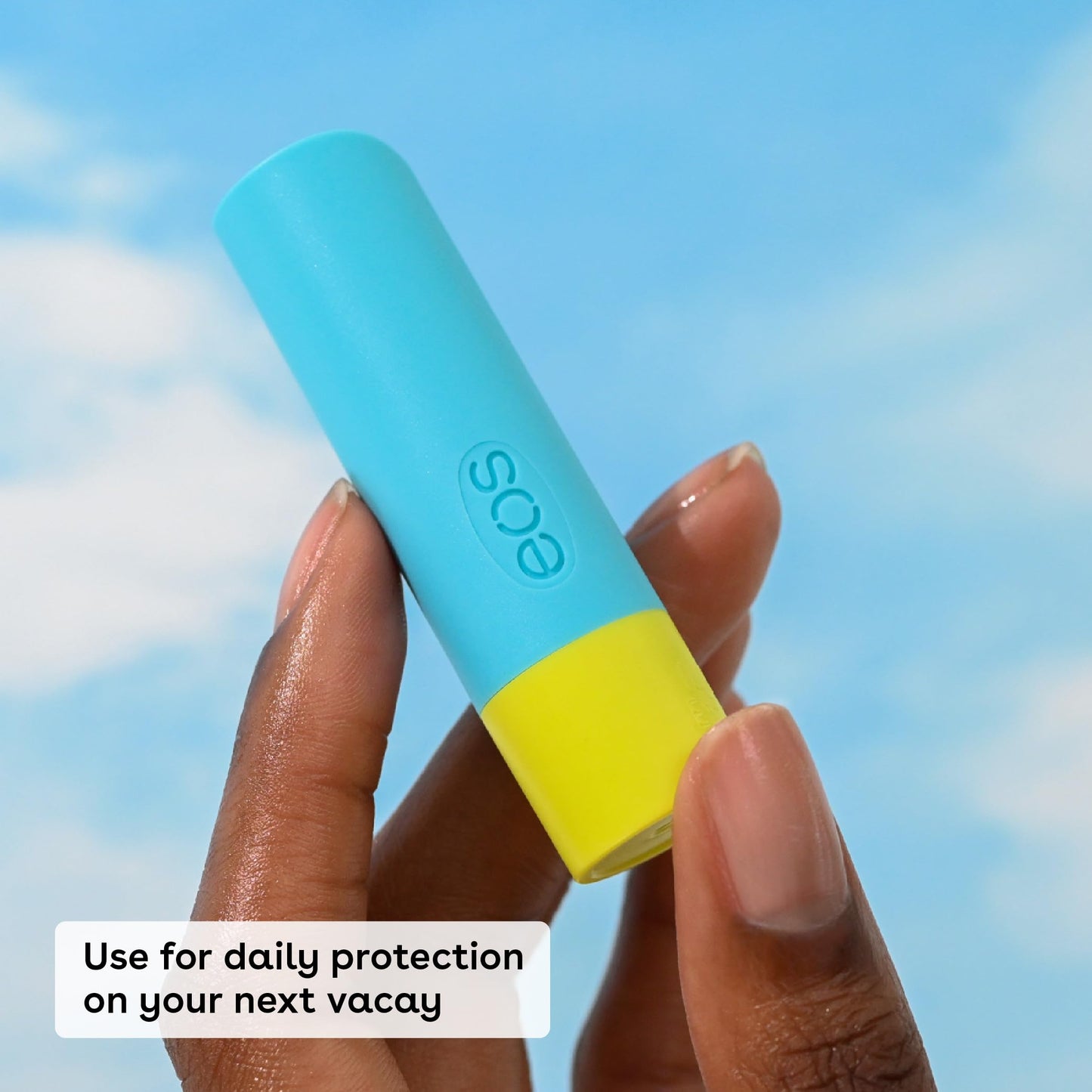 eos Natural SPF 15 Lip Balm- Pineapple Coconut, Daily Protection, Water Resistant, SPF Lip Balm, Sun Care, Sunblock for Lips, 0.14 oz