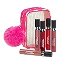 SEPHORA Collection 5 Piece Cream Lip Stain Makeup Gift Set (01 Always Red, 13 Marvelous Mauve, 94 Cherry Moon, 122 Casual Peach, Winter Rose)