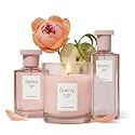 Fine'ry Flower Bed Deluxe Fragrance Gift Set | Eau De Parfum, Candle & Body Mist | Floral & Sweet Notes Of Lush Peony & Green Apple | Luxury Body Beauty & Personal Care Fine'ry