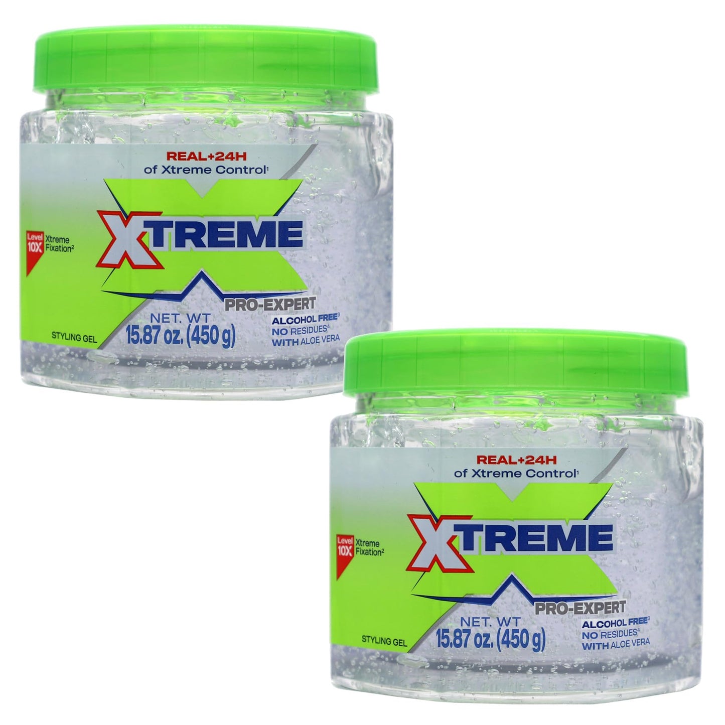 Xtreme Pro-Expert Clear Styling Hair Gel, 15.87 Oz, Pack of 2 Beauty and Personal Care Xtreme Default Title