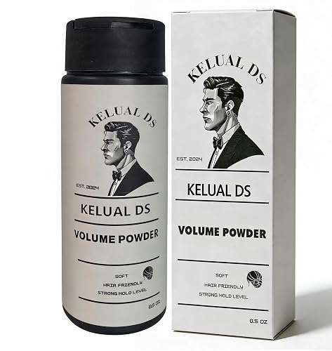 KELUAL DS Hair Texture Powder,A Hair Styling Powder for Men to Add Exture & Volume, Strong Hold,Texture and Grip to Hair with Non-Greasy, Dry
