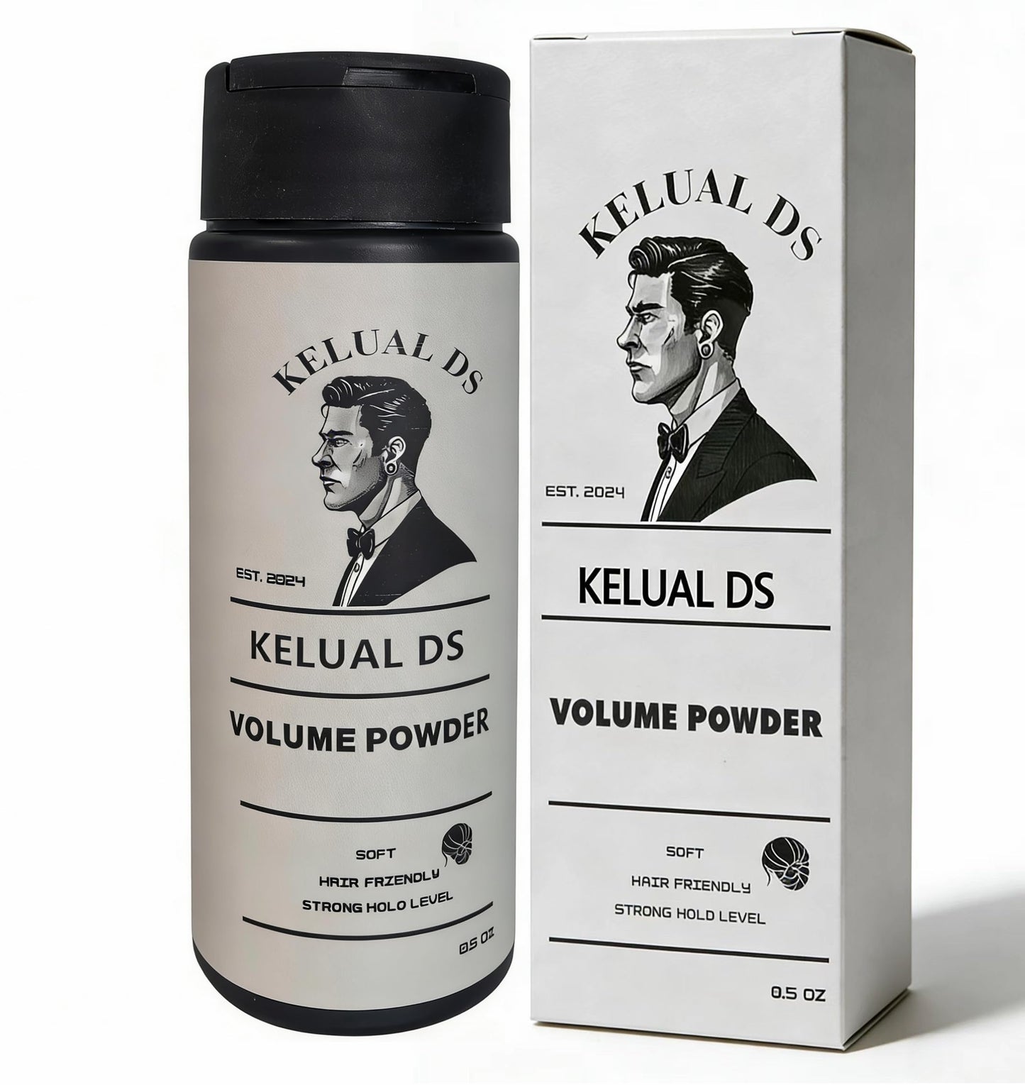 KELUAL DS Hair Texture Powder,A Hair Styling Powder for Men to Add Exture & Volume, Strong Hold,Texture and Grip to Hair with Non-Greasy, Dry