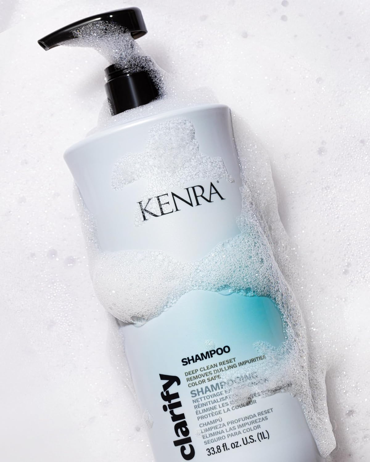 Kenra Clarify Shampoo | Deep Cleansing | Color-Safe | Removes Dulling Deposits & Product Build Up | Brightens Highlighted, Bleached, or Gray Hair |