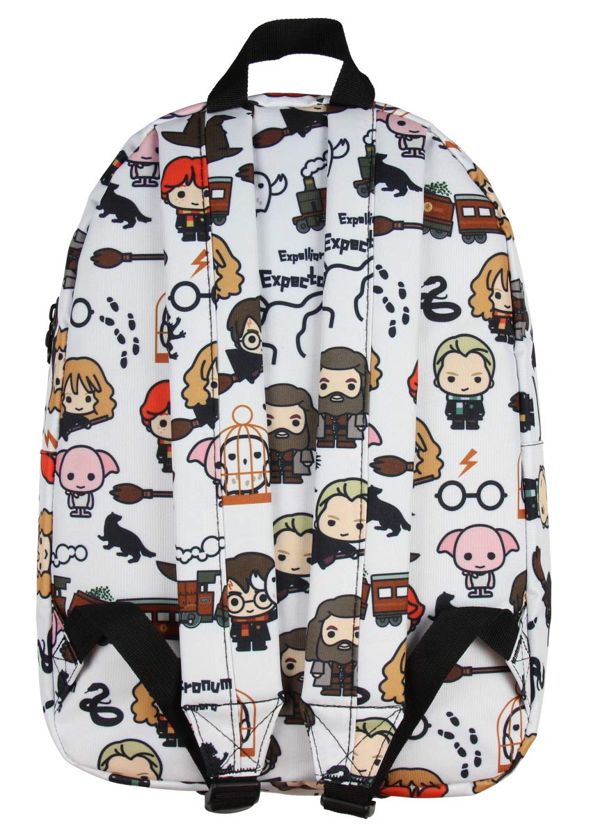 Bioworld Harry Potter Laptop Backpack Chibi Characters Art Sublimated Bag