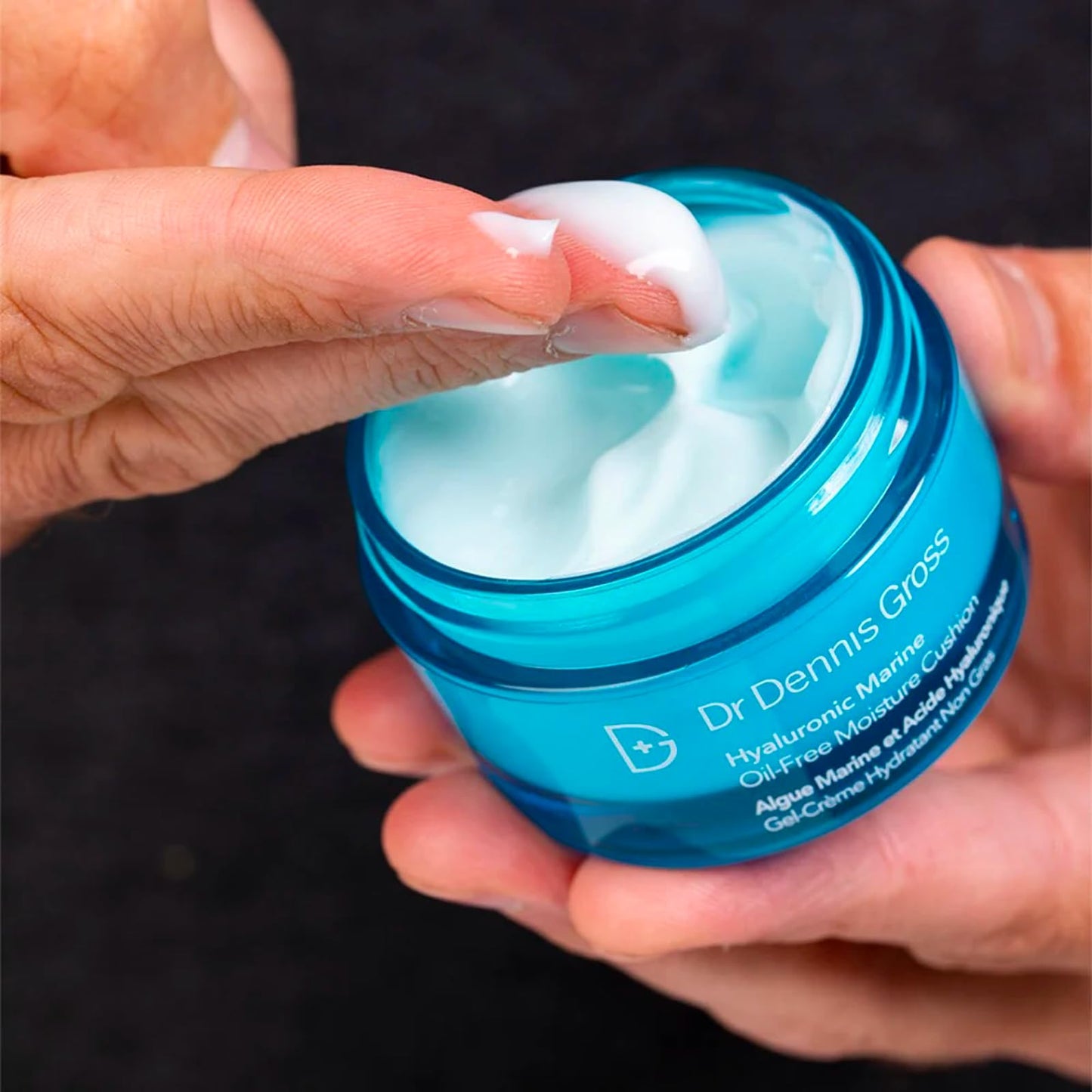 Dr Dennis Gross Hyaluronic Marine Oil-Free Moisture Cushion: for Dull, Dehydrated or Dry Skin, 2 fl oz