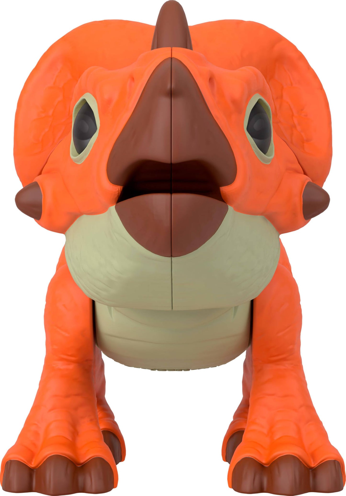 Fisher-Price Imaginext Jurassic World Dinosaur Action Figure with Kid-Activated Motion & Growing Spikes, 7.75-inch Aquilops Dino Toy