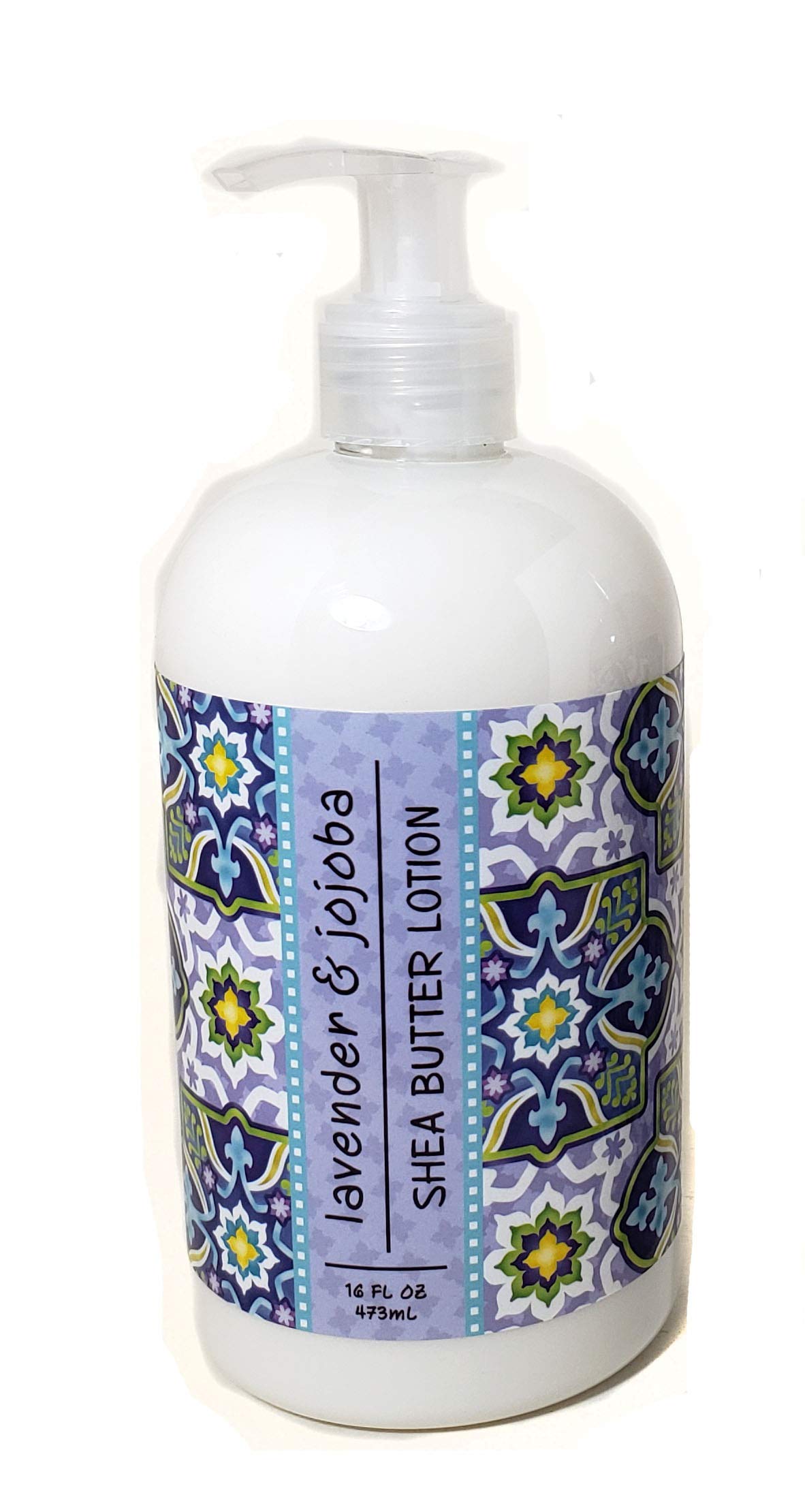 Greenwich Bay Trading Company Garden Collection Bundle: Lavender & Jojoba - 16 Ounce Shea Butter Lotion & 16 Ounce Hand Soap