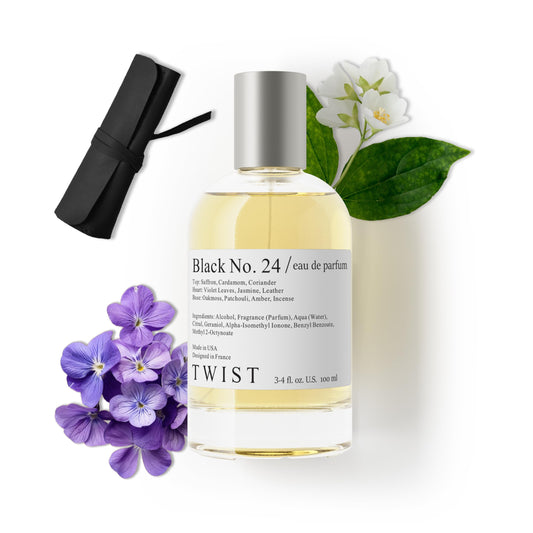Twist - Black No. 24 - Eau De Parfum Inspired by TF Ombre Leather, Long-Lasting Perfume for Women & Men, Paraben Free, Vegan, Clean Ingredients Beauty & Personal Care HOUSE OF TWIST