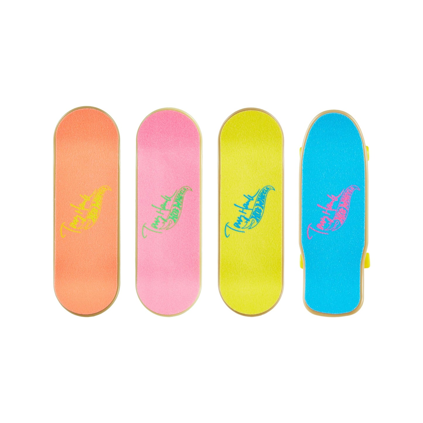 Hot Wheels Skate Neon Bones Tony Hawk-Themed Fingerboard and Shoes, Finger Skateboard and Removable Skate Shoes Designed in Collaboration with Tony…