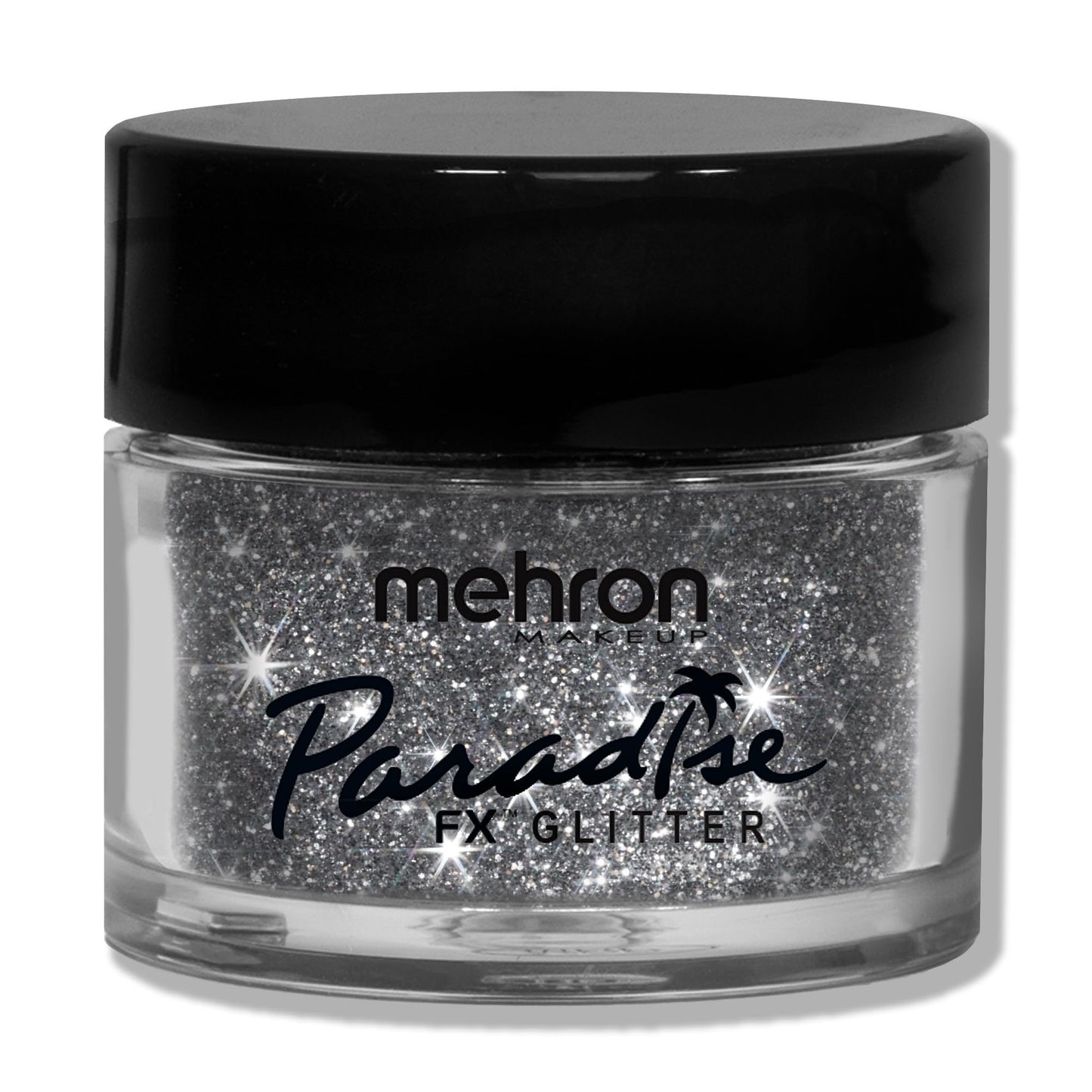 Mehron Makeup Paradise Glitter FX | Professional Cosmetic for Makeup & Art | Vibrant & Shimmering Loose Glitter .25 oz (7 g) (Silver)