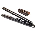 U9 Professional 1 Inch 450F Adjustable Temperature Ionic Tourmaline Ceramic Plate Dual Voltage Super Smooth Round Barrel Hair Straightener Flat Iron