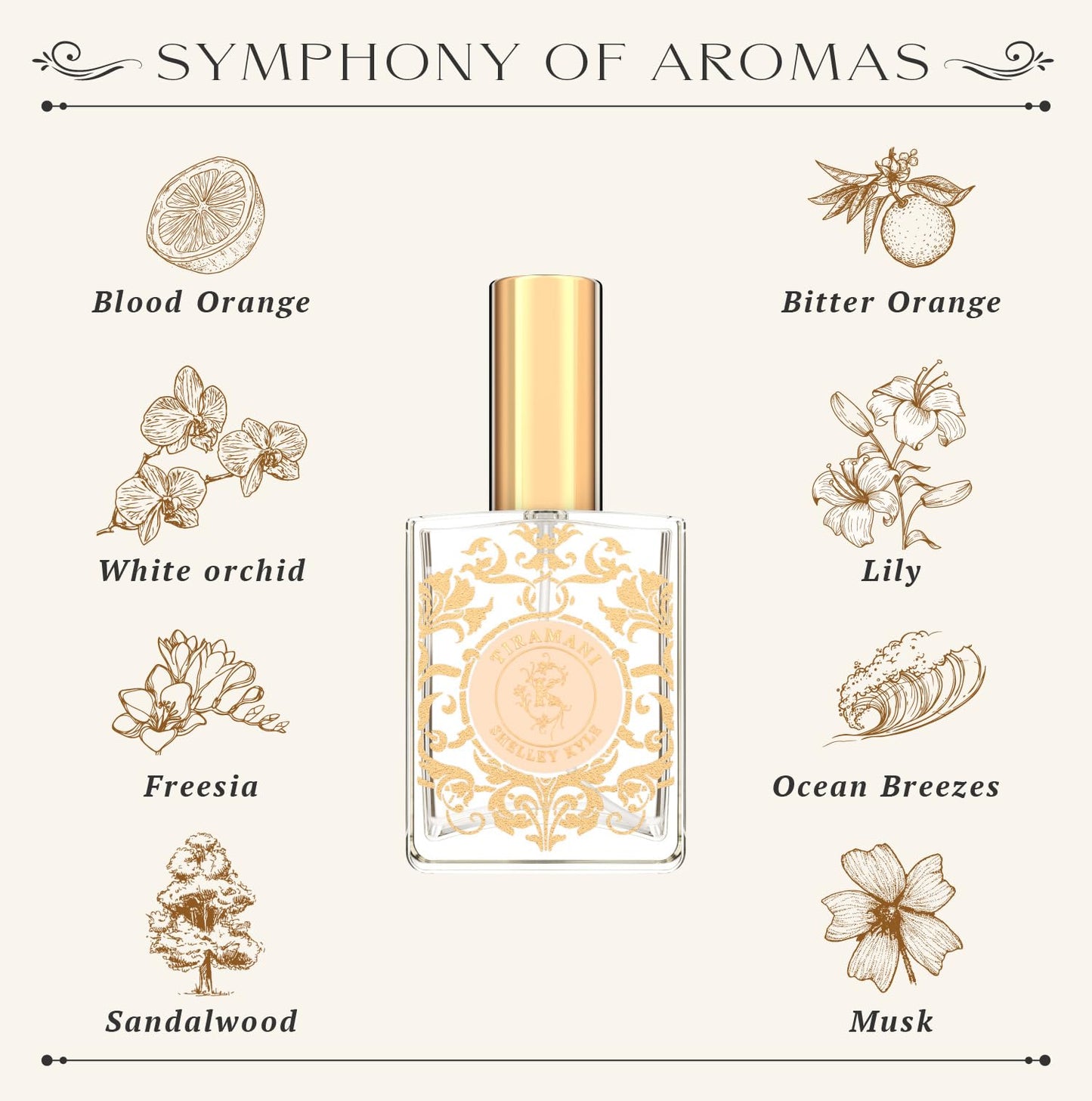 Shelley Kyle Tiramani Perfume with Perfect Floral Fragrance, Long-Lasting Scent, Great Choice for Everyday Wear, 30ml Beauty & Personal Care Shelley Kyle