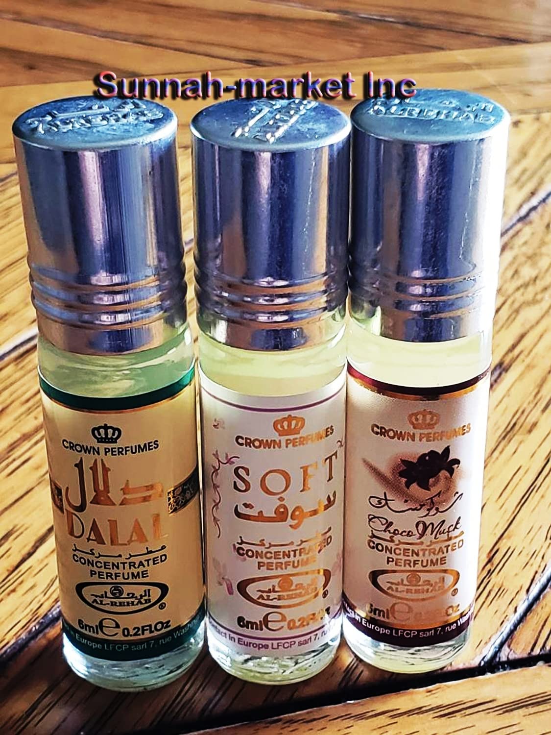 Al-Rehab Perfume Oils - Special 3-pack - Choco Musk - Soft - Dalal