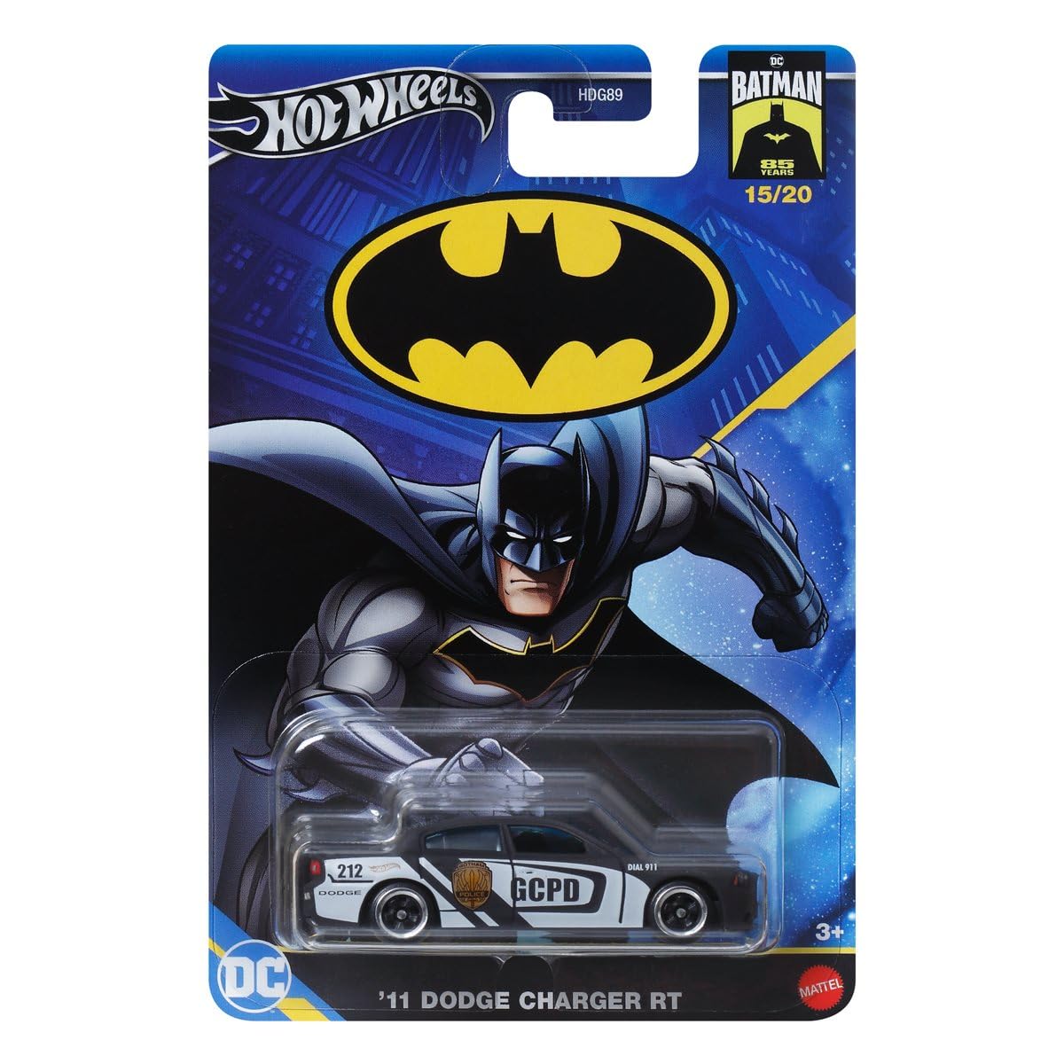 Hot Wheels Batman 2024 Complete Set of 5 - HDG89‑956L | 1:64 Scale Die-Cast Vehicles Featuring Iconic Batman Designs - Ages 3+