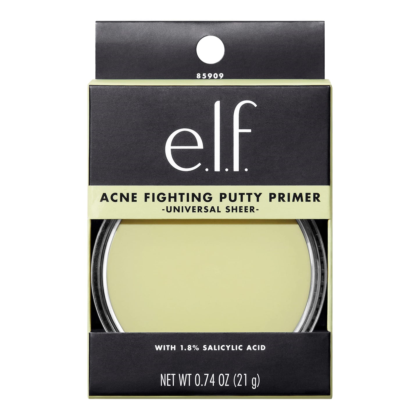 e.l.f. Acne Fighting Putty Primer, Infused with 1.8% Salicylic Acid, Helps Prevents Future Breakouts & Helps Reduce Redness, Minimizes Appearance