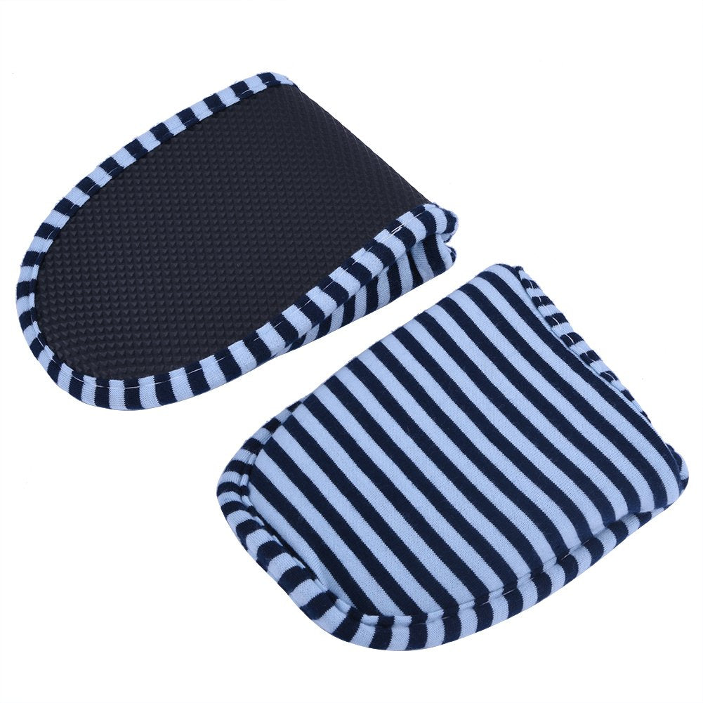 Foldable Travel Slippers - Soft Cotton Anti-slip, SPA/House/Guest Slippers for Family,Hotel,Portable,Not Disposable,Men & Women (Blue stripes) Beauty & Personal Care Wbestexercises