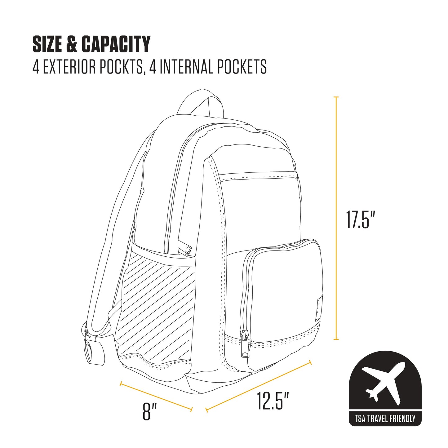 Carhartt 23L Single-Compartment Backpack, Durable Pack with Laptop Sleeve and Duravax Abrasion Resistant Base, Carhartt Brown