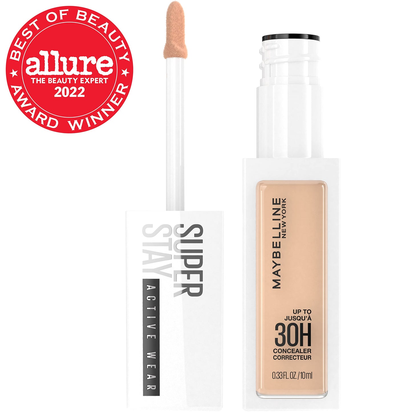 Maybelline Super Stay Liquid Concealer Makeup, Full Coverage Concealer, Up to 30 Hour Wear, Transfer Resistant, Natural Matte Finish, Oil-free