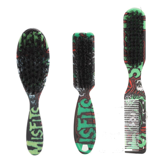Professional 3pcs Men Beard Brush Set with Comb, Versatile Styling, Reinforced Design, Comfortable Grip, Gentle and Efficient Beard Grooming Suitable Beauty and Personal Care Luqeeg
