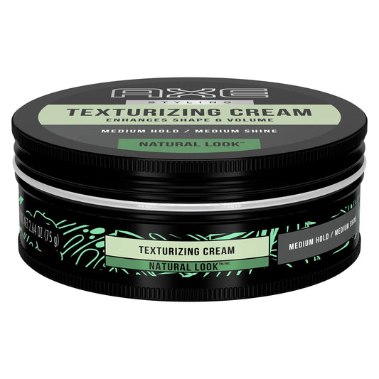 AXE Texturizing Cream Hair Styling Cream With Medium Hold and Medium Shine Natural Look Enhances Shape and Volume 2.64 oz