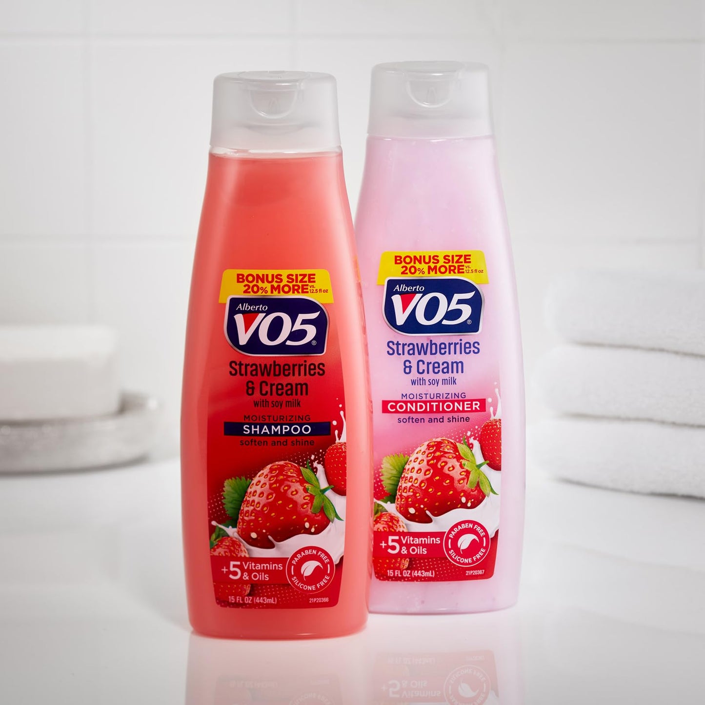 Alberto Vo5 Moisture Milk Conditioner, Strawberries and Cream, 15 Ounce